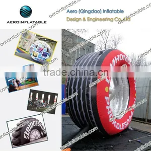 Hot Selling Product Replicas Inflatable Tire Advertising thumbnail-1