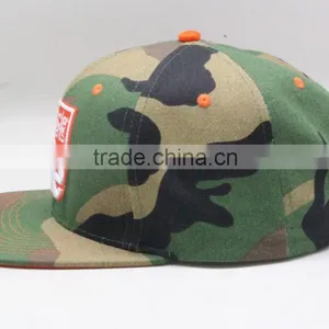 Adults Age Group and Embroidered Pattern Hatter Snapback Camo Caps thumbnail-4