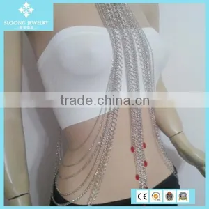 Wholesale Turkish Silver Body Chain Necklace Jewelry thumbnail-1