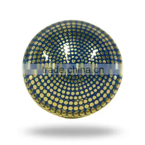 Round Metal Yellow With Gold Knob thumbnail-5