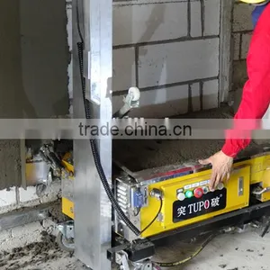 Tupo 8 E-Control Auto Construction Machinery Cement Wall Plastering Machine/cement Motar Plastering 200m2 per Hour 220v/380v thumbnail-2