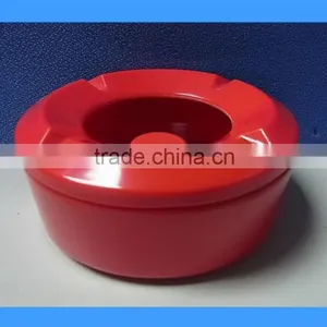 DCA009139RED Shiny RED Color Melamine Ashtray, Melamine Cigarette Ashtray, Round Ashtray thumbnail-1