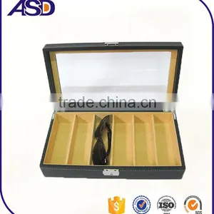 Leather Material and Sunglasses Boxes Use Custom Sunglasses Display Box thumbnail-1
