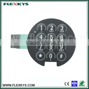 Multifunctional Embossing Key Poly Dome Tactile Feedback Membrane Switch thumbnail-2