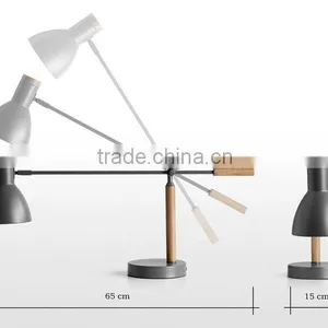 Adjustable Angle Table Lamp Metal With Powder Coating Finished Bedside Table Lamp Bedroom Study Room Table Lamp thumbnail-2