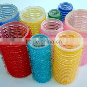 Wholesale Plastic Soft Foam Sponge Velcro Hair Roller for Salon thumbnail-2