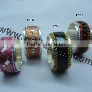 Wedding Metal Napkin Ring Metal Napkin Ring Stands thumbnail-1