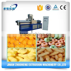 Expanded Puffed Snacks Food Making Extruder Production Line thumbnail-1