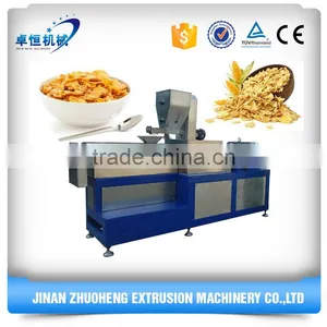 Twin Screw Extruder Breakfast Cereals Machine/corn Flake Making Machine Equipment thumbnail-1