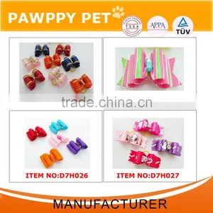 Polka Dot Printed Layer Bows for Cats With Stones thumbnail-6