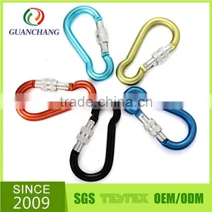Stainless Colorful Printed Aluminum Carabiner Hook thumbnail-1
