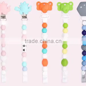 New Design Baby Pacifier Chain Make From Food Grade Silicone thumbnail-6