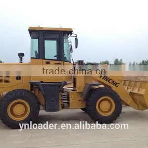 1.1CBM Yineng Loader Shan Dong Cat Engine YN Wheel Loader With Grass Grasper /clamp Shan Dong thumbnail-5