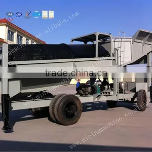Diesel Engine Mobile Gold Trommel Mining Machine for Small Miner thumbnail-3