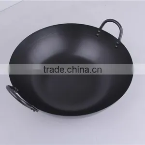Best Hand Hammered Cantonese Big Industrial Carbon Steel Wok thumbnail-1