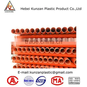 Vergin Raw Material PVC Cable Protection Pipe thumbnail-6