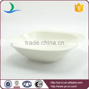 Wholesale Custom White Ceramic Serving Bowl Set thumbnail-4
