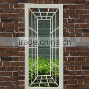 Decorative Metal Framed Stick On Wall Mirror thumbnail-1