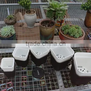 Plastic Colorful More Thickness Square Flower Pot thumbnail-1
