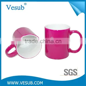 Magic Sublimation Temperature Sensitive High Quality Porcelain Custom Color Changing Mug thumbnail-1