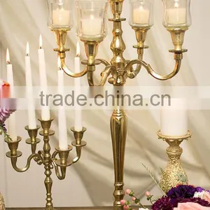 Flower Bowl Wedding Candelabra,crystal Candelabra Wedding Centerpieces,wedding Crystal Candelabra With on Top Flower Bowl C/ball thumbnail-1