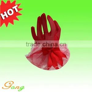 New Style Organza Wedding Gloves thumbnail-1