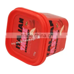 IML Plastic Ice Cream Container Packaging Design,Plastic Empty Ice Cream Tubs With FDA Certificate thumbnail-6