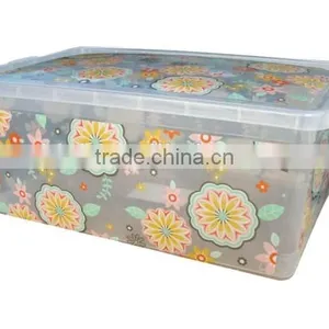 Clear Plastic Shoe Storage Box thumbnail-1