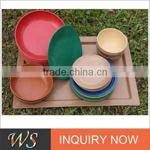 Non-Flamable Reusable Bio& Eco Bamboo Fiber Tableware thumbnail-1