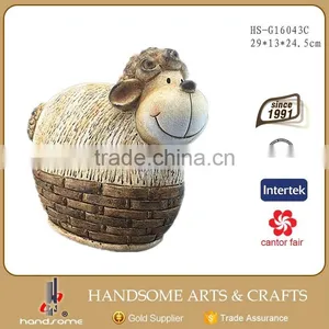 12 Inch Megnesia Home and Garden Ornament Lively Animal Figurine Pig Statue Art Wholesale thumbnail-5