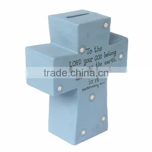 Custom Kids Gift Resin Religious Crucifix Money Boxes thumbnail-2