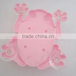 Frog Shaped Sucker Type Bathroom Storage Rack Plastic Toothbrush Holder thumbnail-4