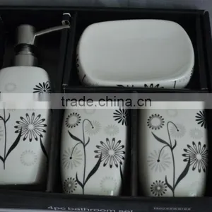 Ceramic Elegant Bathroom Accessories Bath Set thumbnail-5