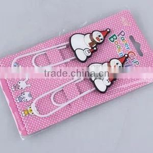 2PC Silicone Christmas Snowman/Christmas Tree Design Super Paper Clip thumbnail-2