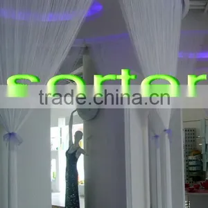 Fringe String Curtain, String Curtain for Windows, Wall Decor , Door Divider and Party Event thumbnail-1