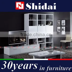 Led tv Wall Unit, tv Wall Units, Modern Design Led tv Wall Unit E-75 E-76 E-77 thumbnail-1