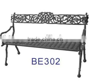 Classical Cast Iron Bench of 1.3 Meter Length thumbnail-2