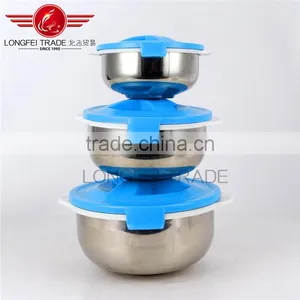 Household 0.8L 1.6L 2.5L Stainless Steel Tiffin Lunch Box / Food Thermos thumbnail-1