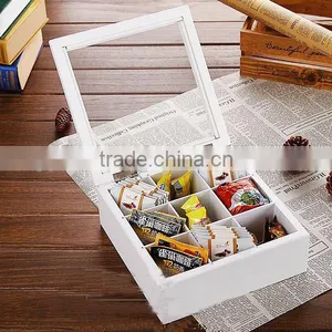 High Quailty Modern Wooden Tea Box(LFGB, FSC,PCP) thumbnail-1