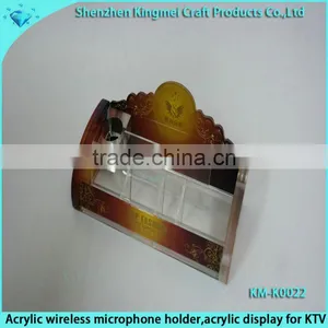 Acrylic Wireless Microphone Holder for KTV thumbnail-1