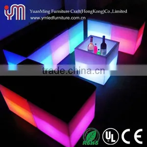 Illuminated Led Cube Chair thumbnail-1