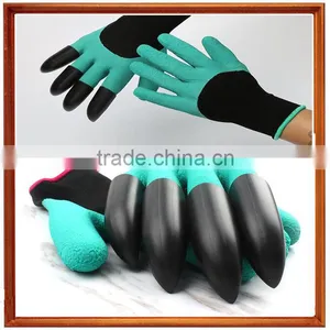 Hot Selling ABS Claw Protective Gloves Ripping Dig Plant Rake Figher Claw Garden Gloves thumbnail-4