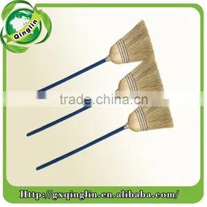 New Product Home Usage Straw Corn Broom With Wooden Handle thumbnail-1