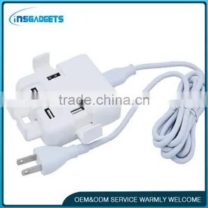 4 Port Multi-function Usb AC Wall Socket USB Multi Charger Universal Wall Charger thumbnail-1