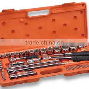 52PCS 1/2" & 1/4" SOCKET WRENCH, SOCKET SET, TOOL KIT thumbnail-1