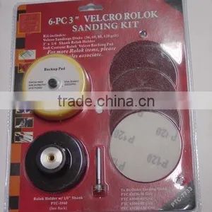 6-pc 3" Rolok Sanding Kit thumbnail-1