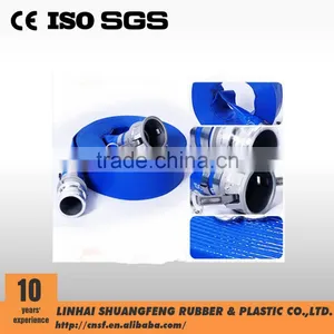 6" Heavy Duty PVC Lay Flat Hose/pvc Flexible Hose thumbnail-1