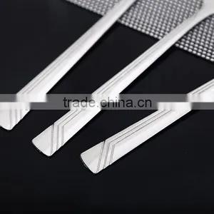 Natural Color Spoon and Fork Set With Stainless Steel Tableware Set thumbnail-6