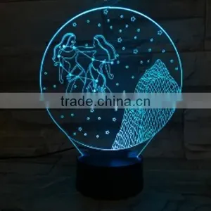 Customized 3d Led Light for Zodiac thumbnail-3