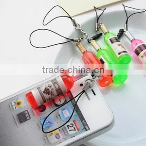 Cheap Lovely Wine Bottle Key Chain thumbnail-2